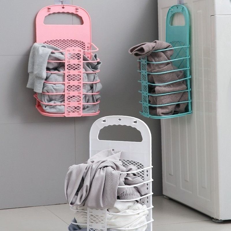 Wall-Mounted Foldable Laundry Basket