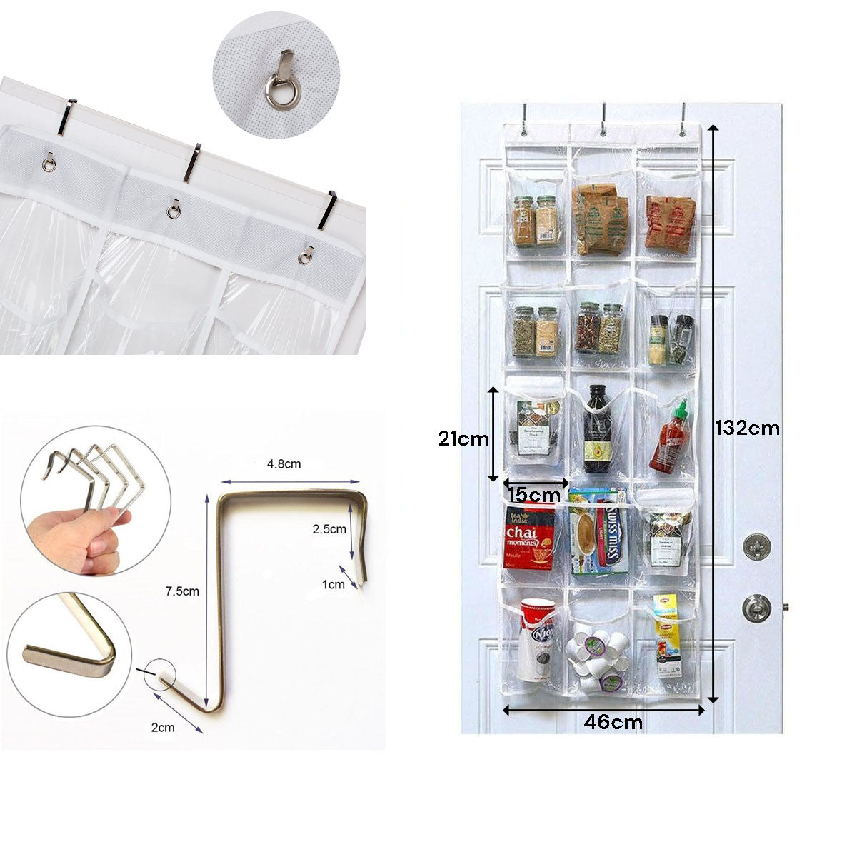 15-Pocket Over-the-Door Organiser