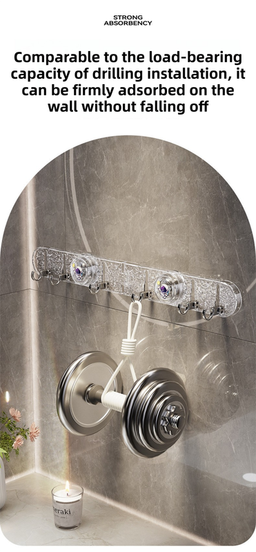 180° Foldable Suction Hook Rail