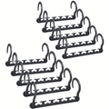 10-Pack Space-Saving Rotating Hangers