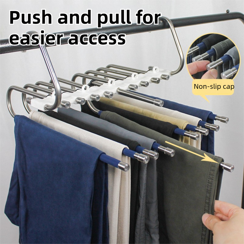 9-Layer Foldable Pants Hanger